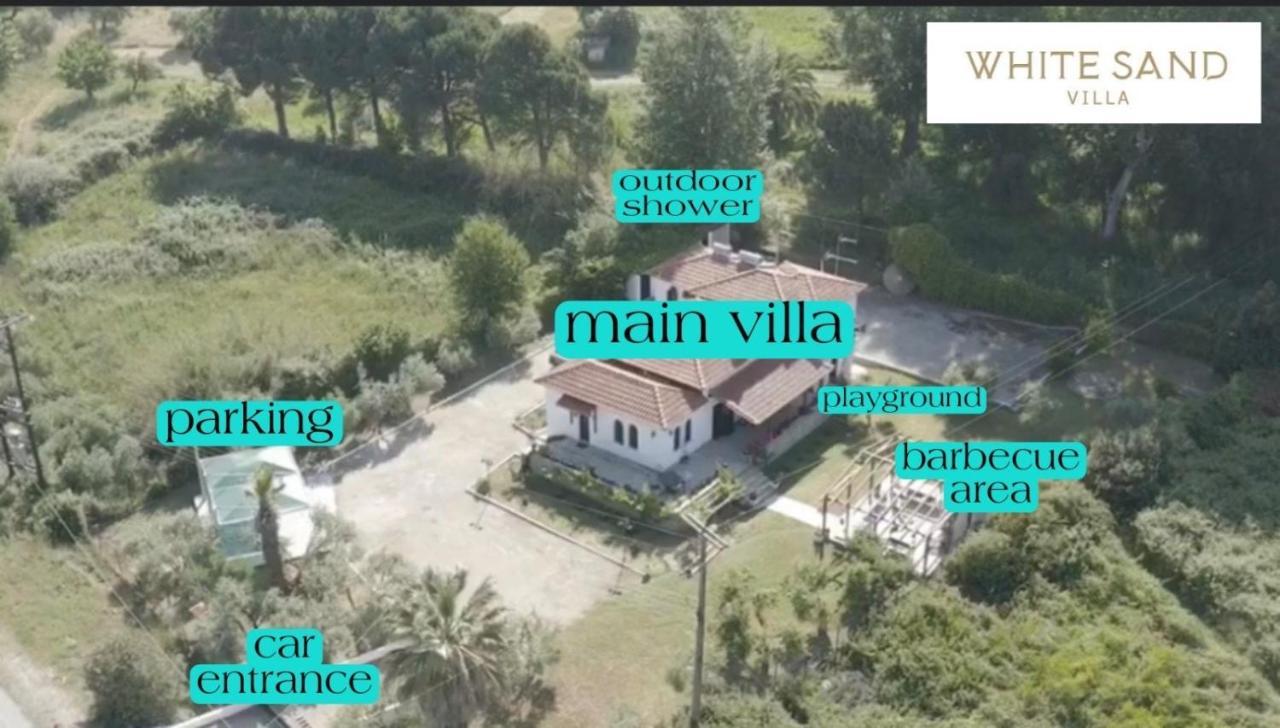 White Sand Villa Koviou Beach Nikiti Sithonia Exterior photo