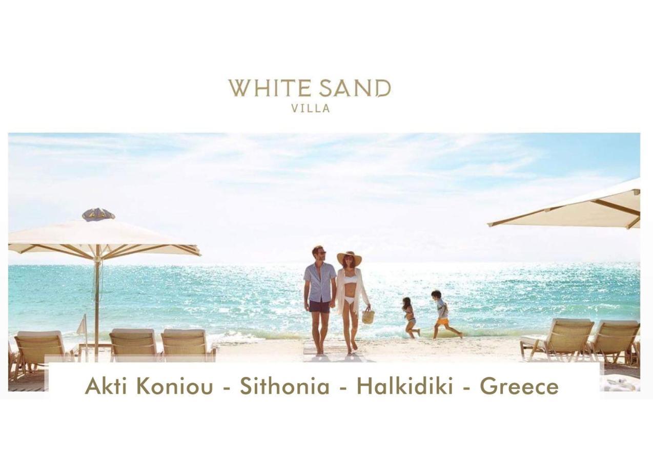 White Sand Villa Koviou Beach Nikiti Sithonia Exterior photo